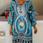 Emelia - Leuchtendes Boho-Druckkleid - Ansicht 3