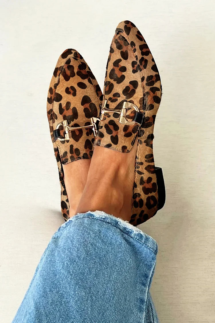 Gudrun - Elegante Leoparden-Mokassins - Ansicht 2