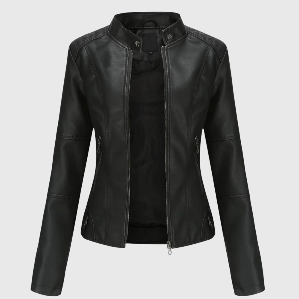 Giorgina™ - Elegante Lederjacke für Frauen von Stefanie Berlin