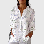 Leichte und farbenfrohe Druckbluse von Stefanie Berlin