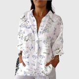 Leichte und farbenfrohe Druckbluse von Stefanie Berlin
