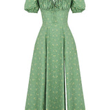 Anja - Kleid mit Puffärmeln und Blumenprint - Ansicht 6