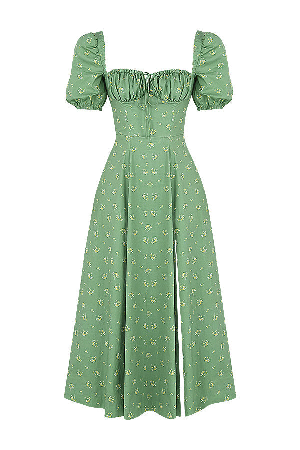 Anja - Kleid mit Puffärmeln und Blumenprint - Ansicht 6