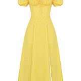 Anja - Kleid mit Puffärmeln und Blumenprint - Ansicht 14