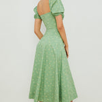 Anja - Kleid mit Puffärmeln und Blumenprint - Ansicht 2