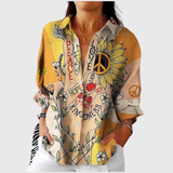 Leichte und farbenfrohe Druckbluse von Stefanie Berlin