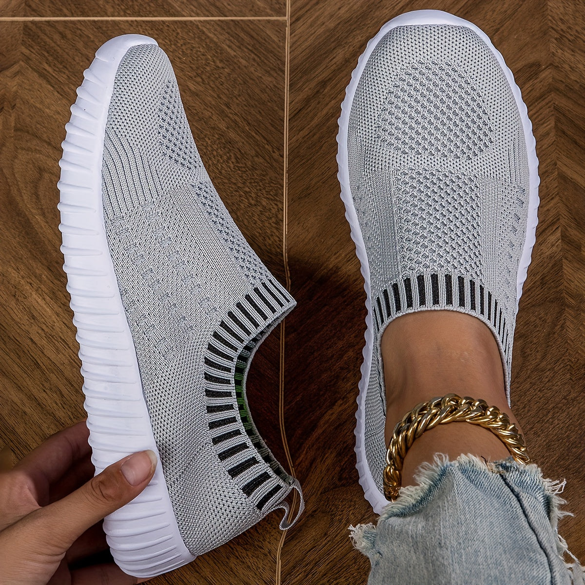 Ultraleichte, rutschfeste Sneakersocken - Ansicht 7