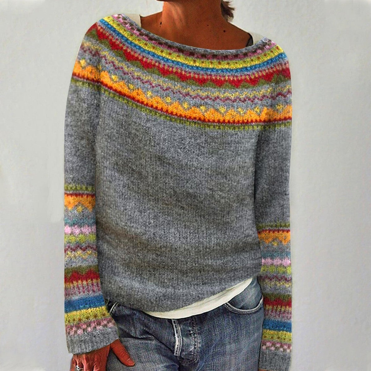 Elke | Retro Wollpullover von Stefanie Berlin