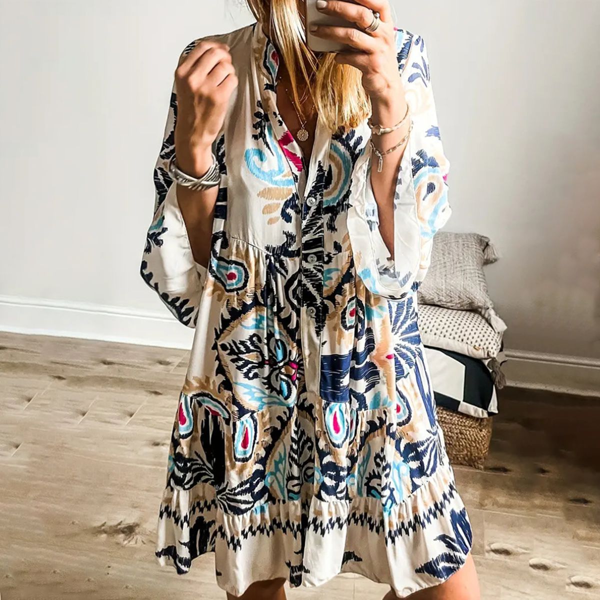 Veronique - Bohemian Tunika Kleid von Stefanie Berlin
