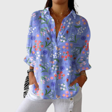 Leichte und farbenfrohe Druckbluse von Stefanie Berlin