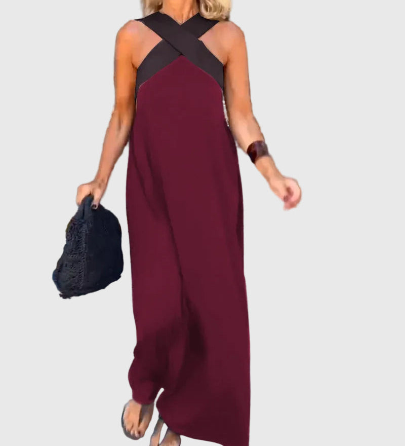 Elena | Elegantes und fließendes Maxikleid - Ansicht 8