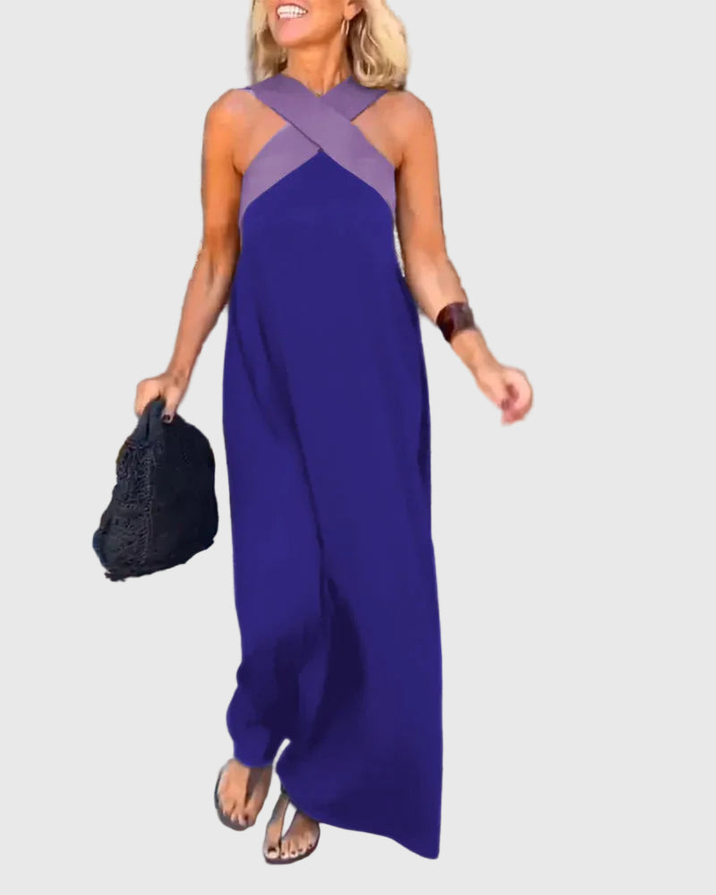 Elena | Elegantes und fließendes Maxikleid - Ansicht 14