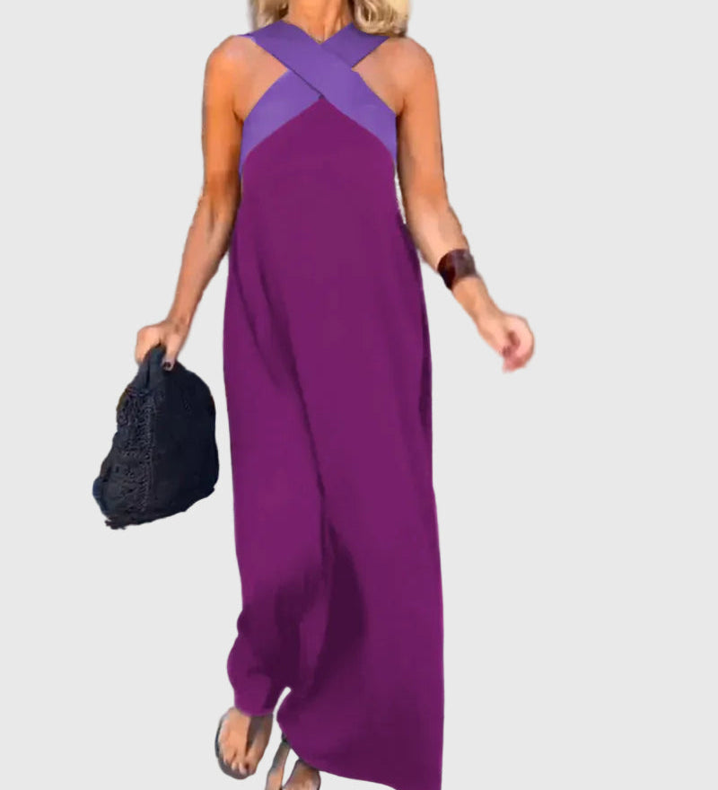 Elena | Elegantes und fließendes Maxikleid - Ansicht 9