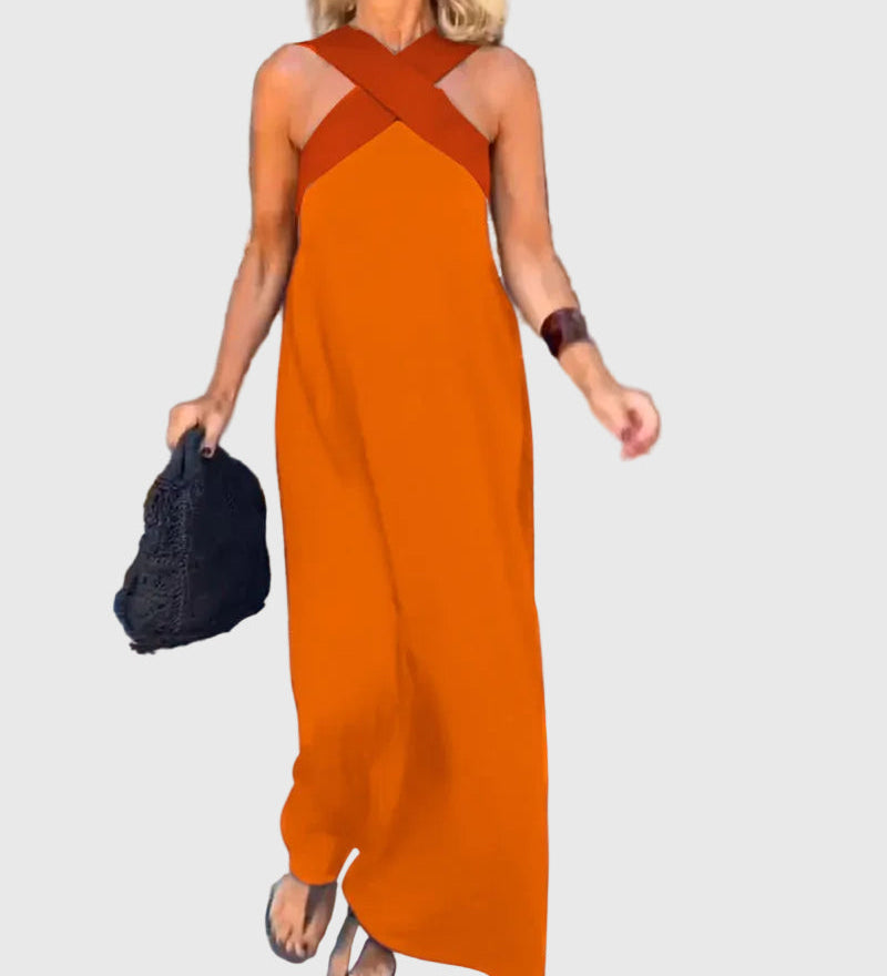 Elena | Elegantes und fließendes Maxikleid - Ansicht 12