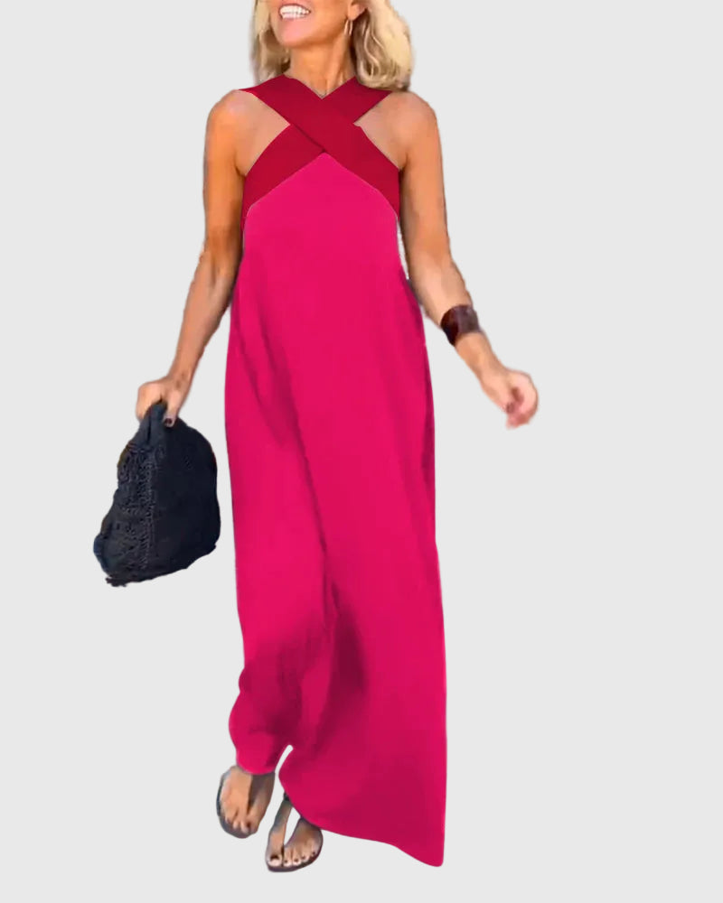 Elena | Elegantes und fließendes Maxikleid - Ansicht 11