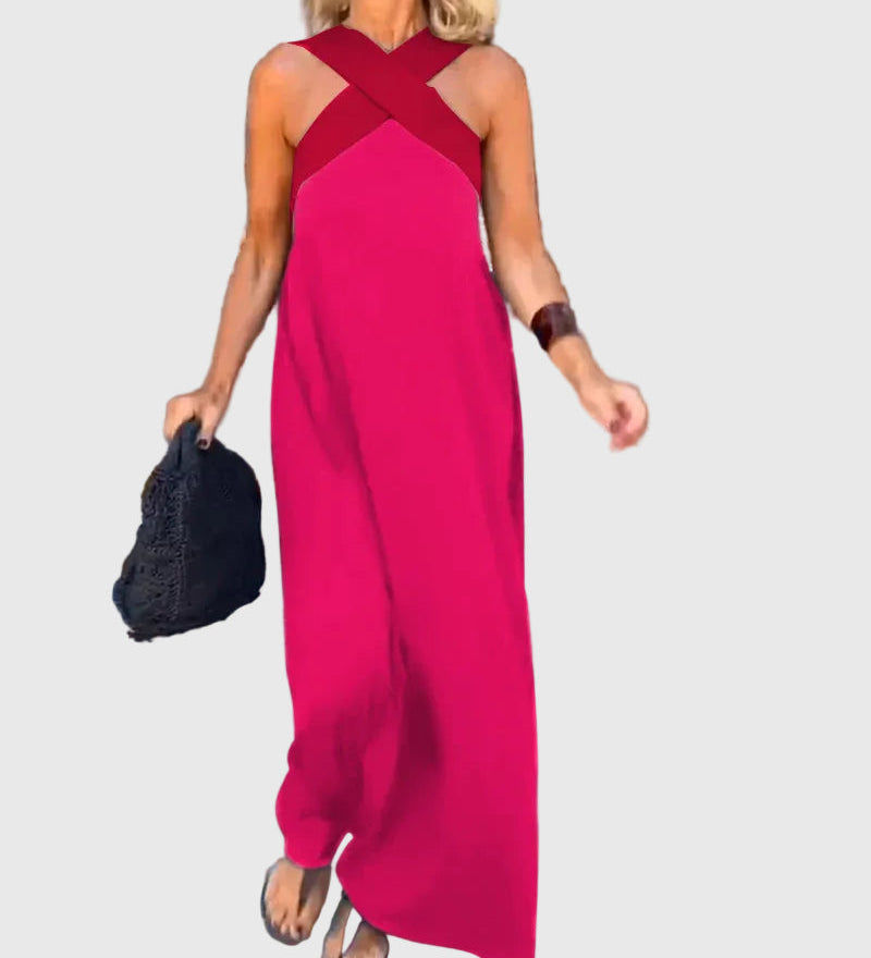 Elena | Elegantes und fließendes Maxikleid - Ansicht 11