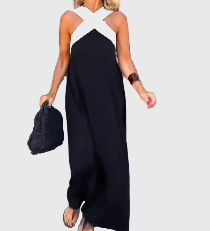 Elena | Elegantes und fließendes Maxikleid - Ansicht 6