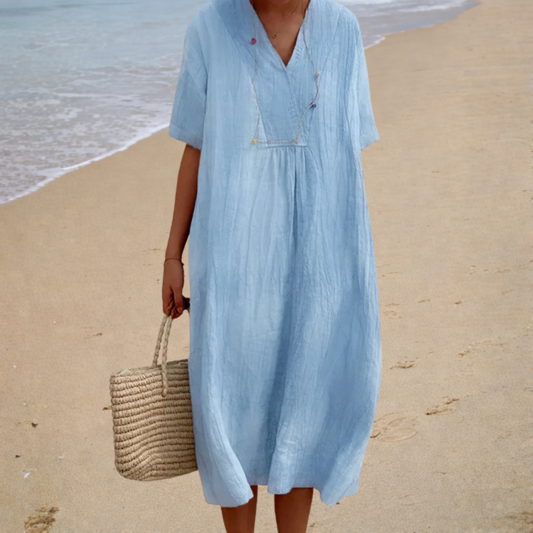 Bequeme Sommerkleid Blau von Stefanie Berlin
