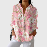 Leichte und farbenfrohe Druckbluse von Stefanie Berlin