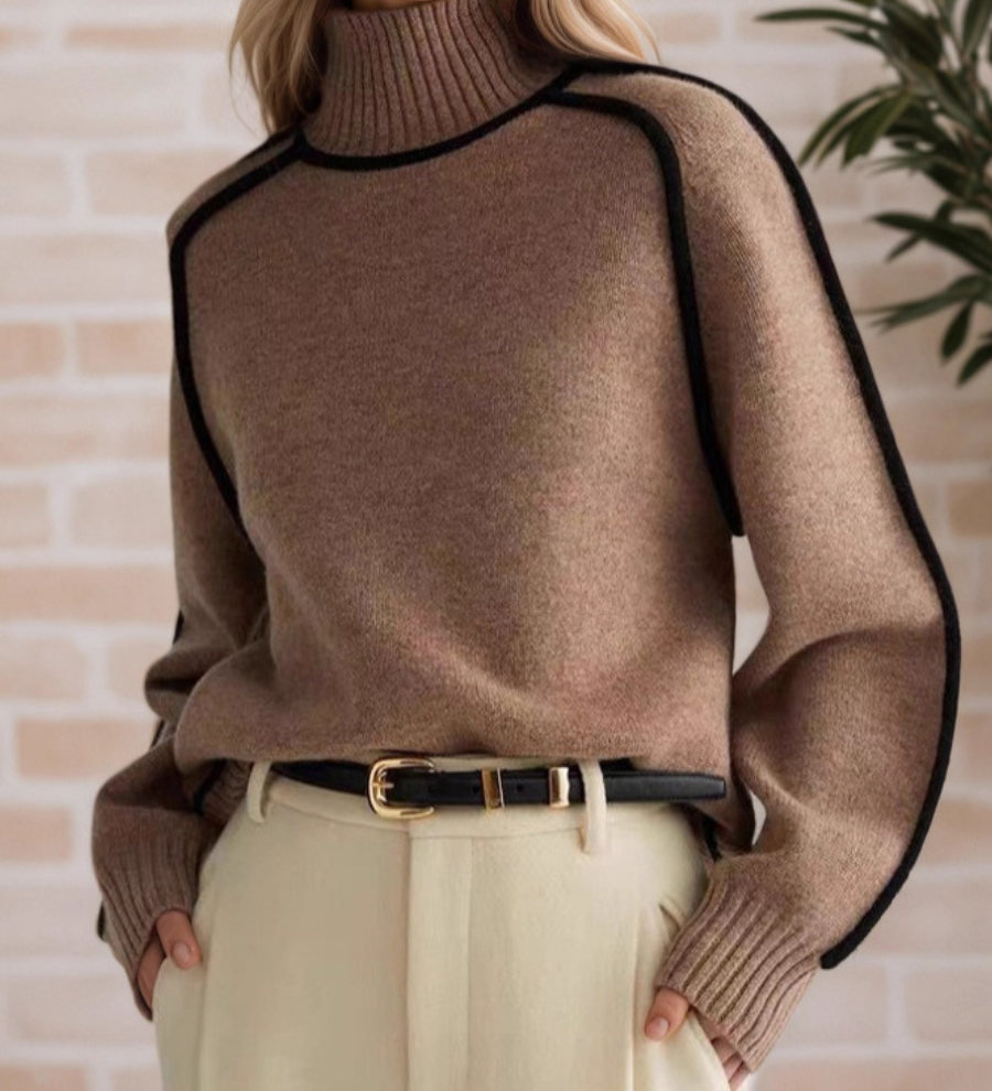 Donna | Eleganter Pullover mit Stehkragen - Ansicht 2