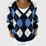 Frieda | Bequeme Strickjacke mit Knöpfen