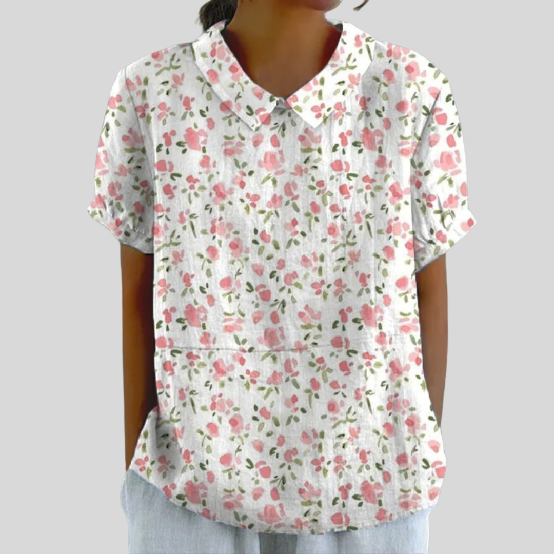 Blumiges Elegantes Oberteil von Stefanie Berlin