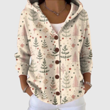 Luise | Bequeme Strickjacke mit Kapuze