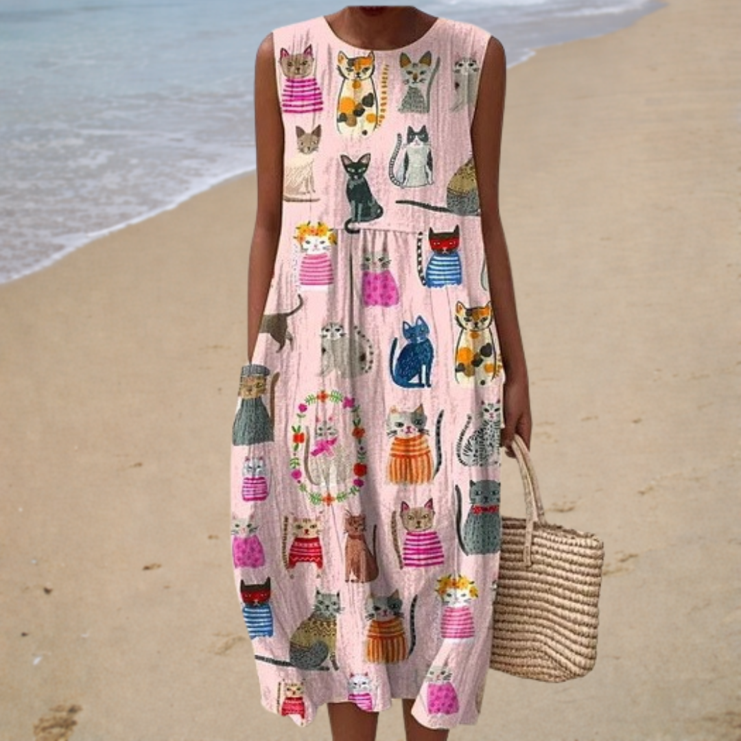 Bequeme Ärmellose Sommerkleid von Stefanie Berlin