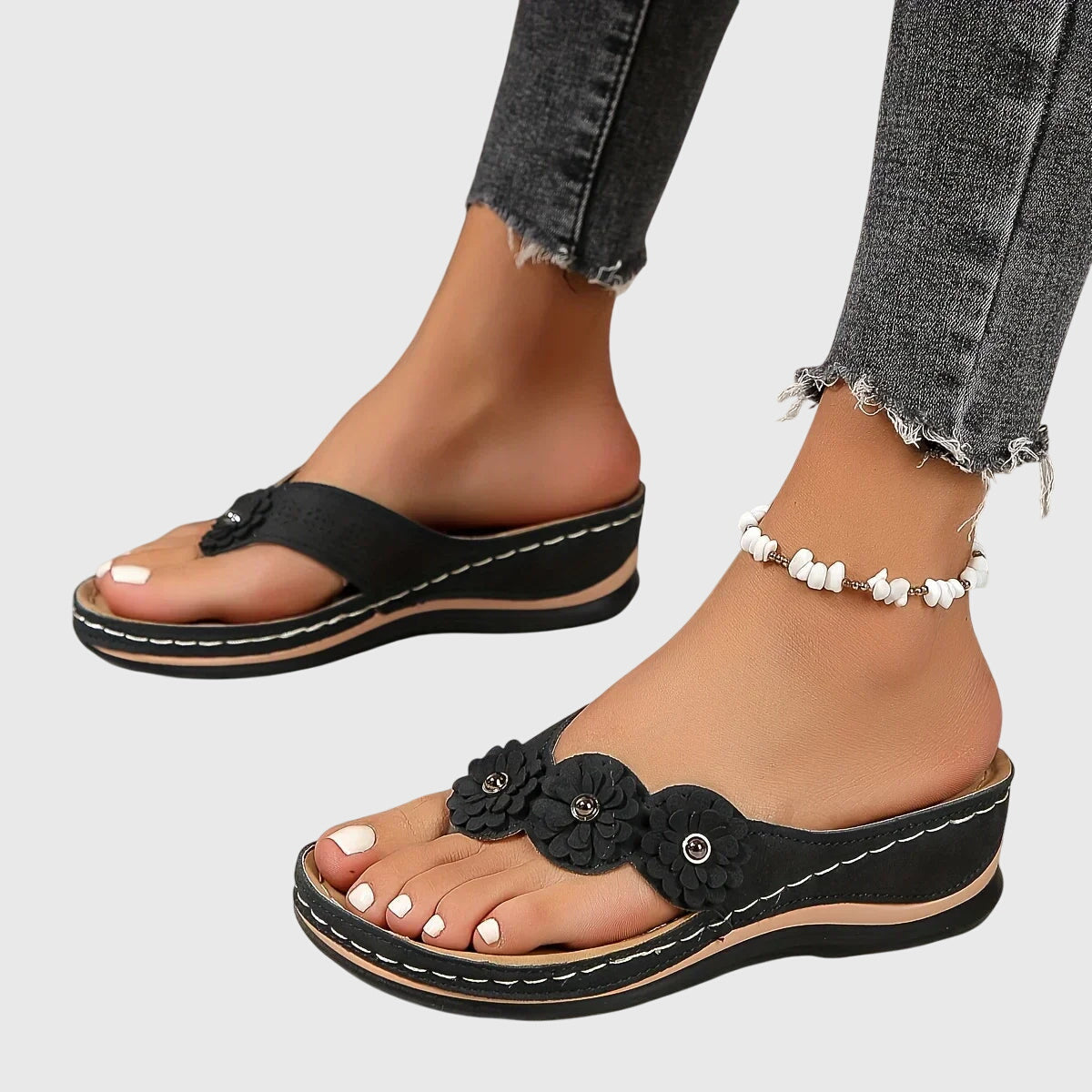 Annika - Elegante Orthopädische Flip-Flops - Ansicht 9