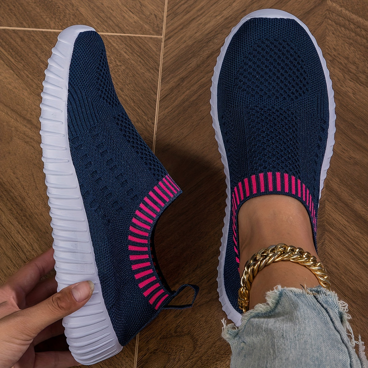 Ultraleichte, rutschfeste Sneakersocken - Ansicht 2