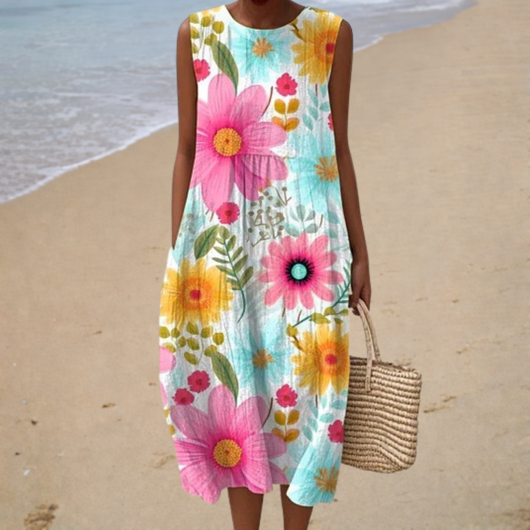 Bequeme Ärmellose Sommerkleid von Stefanie Berlin