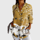 Leichte und farbenfrohe bedruckte Bluse von Stefanie Berlin