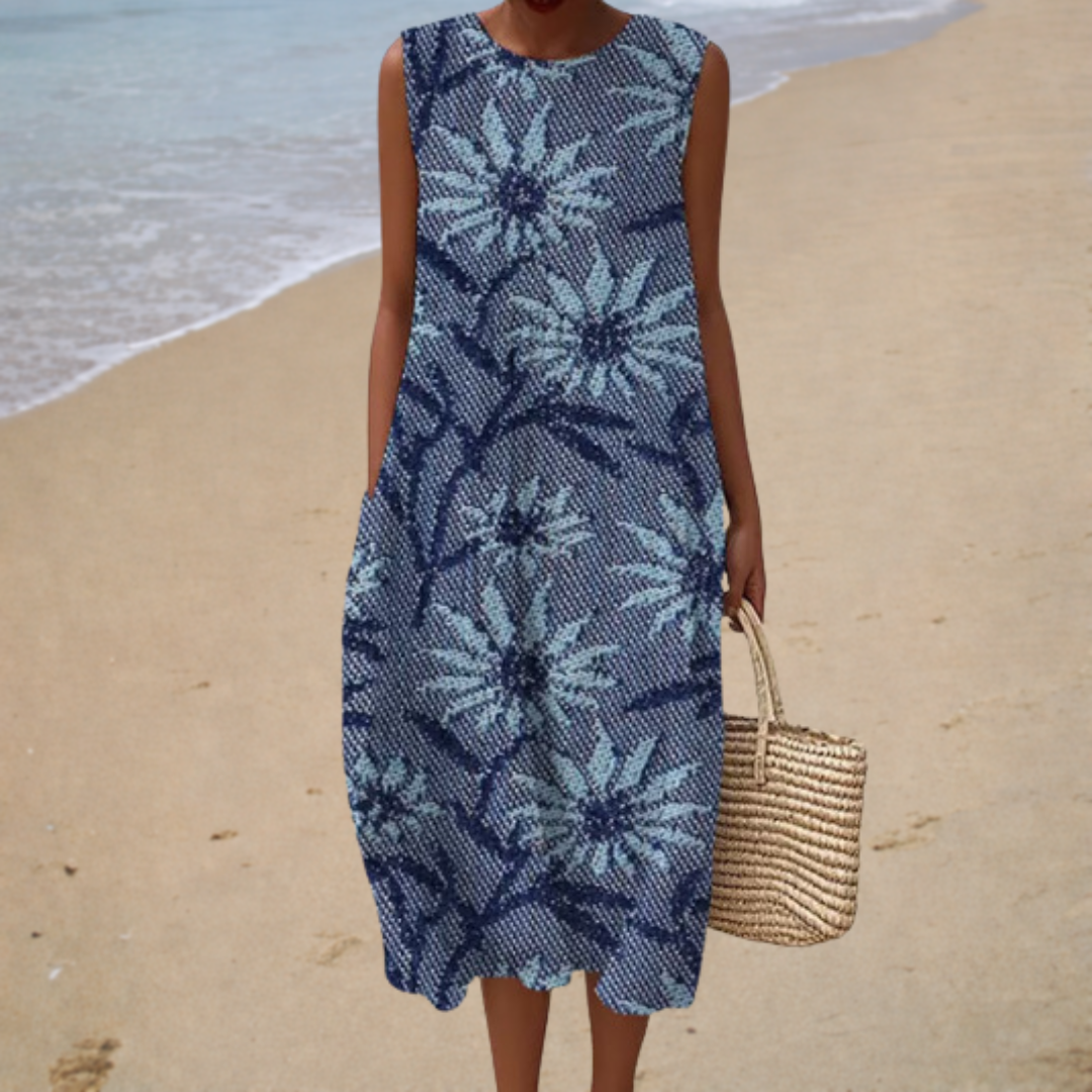 Bequeme Sommerkleid ohne Ärmel von Stefanie Berlin