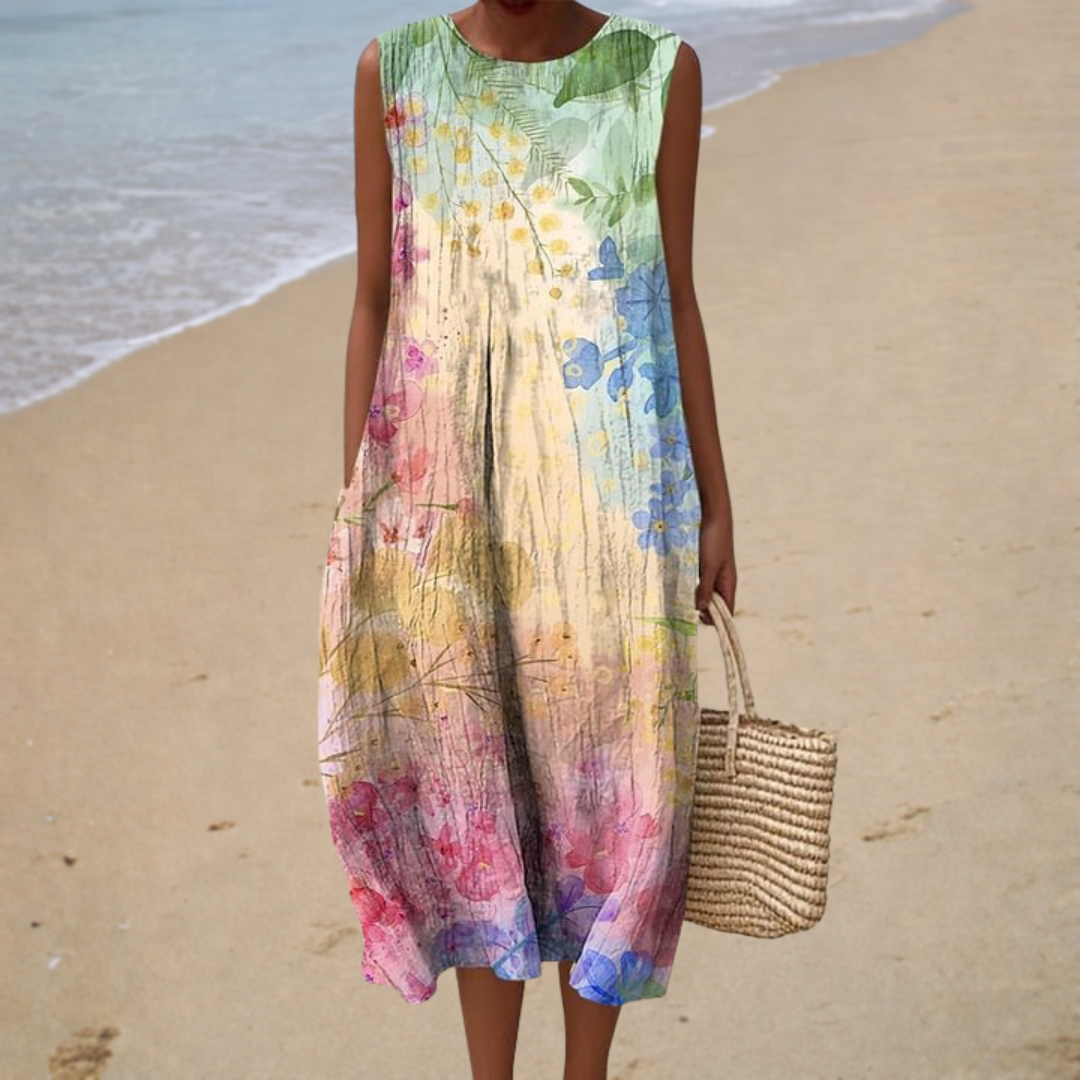 Bequeme Sommerkleid ohne Ärmel von Stefanie Berlin