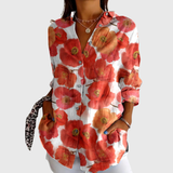 Leichte und farbenfrohe Druckbluse von Stefanie Berlin