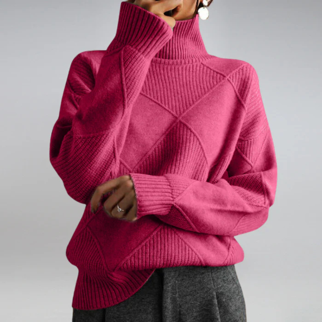 Laura | Luxuriöser Kaschmirpullover mit Stehkragen von Stefanie Berlin