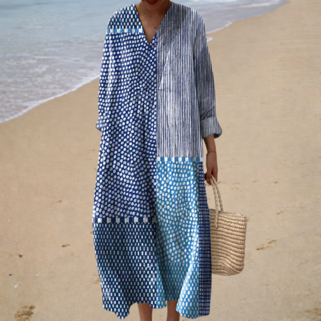 Flatterndes Sommerkleid mit Druck von Stefanie Berlin