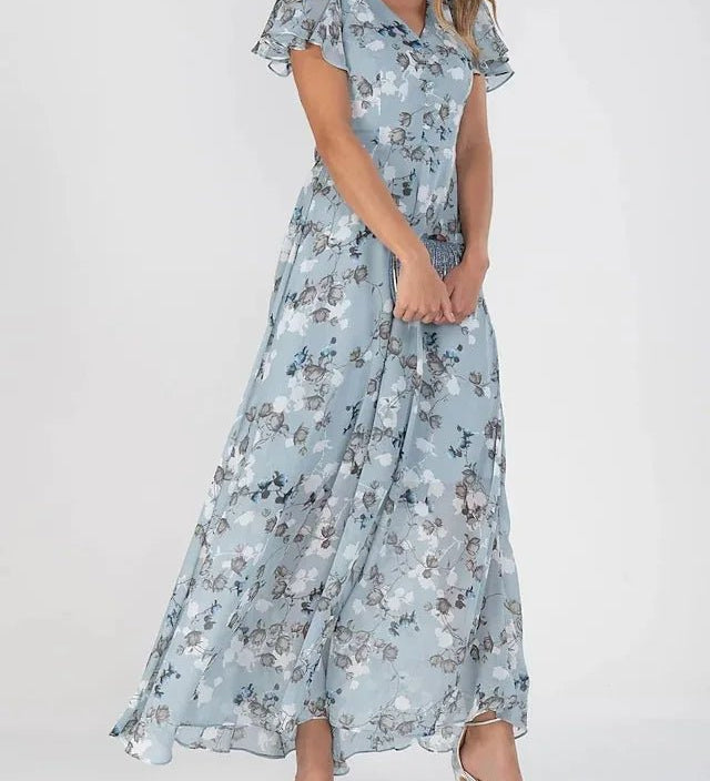 Kirsten | Elegantes und fließendes Kleid mit figurbetonendem Effekt - Ansicht 3