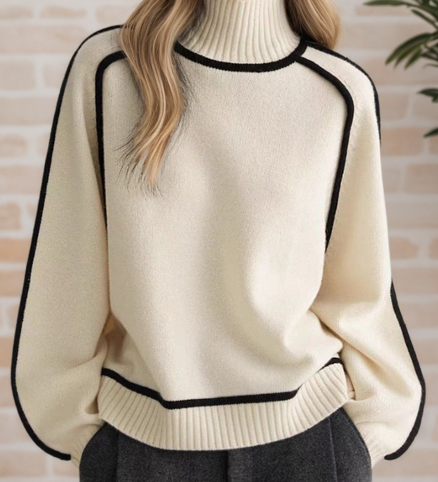 Donna | Eleganter Pullover mit Stehkragen - Ansicht 4