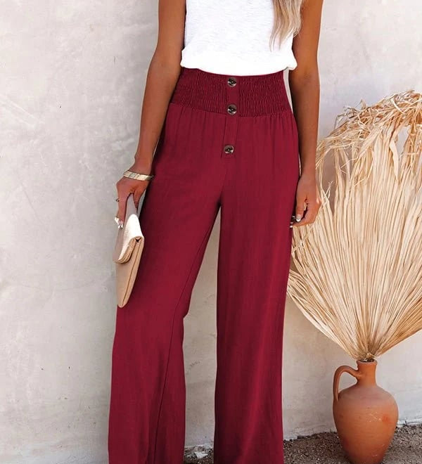 Rebecca - Hochtaillierte Lockere Hose - Ansicht 6