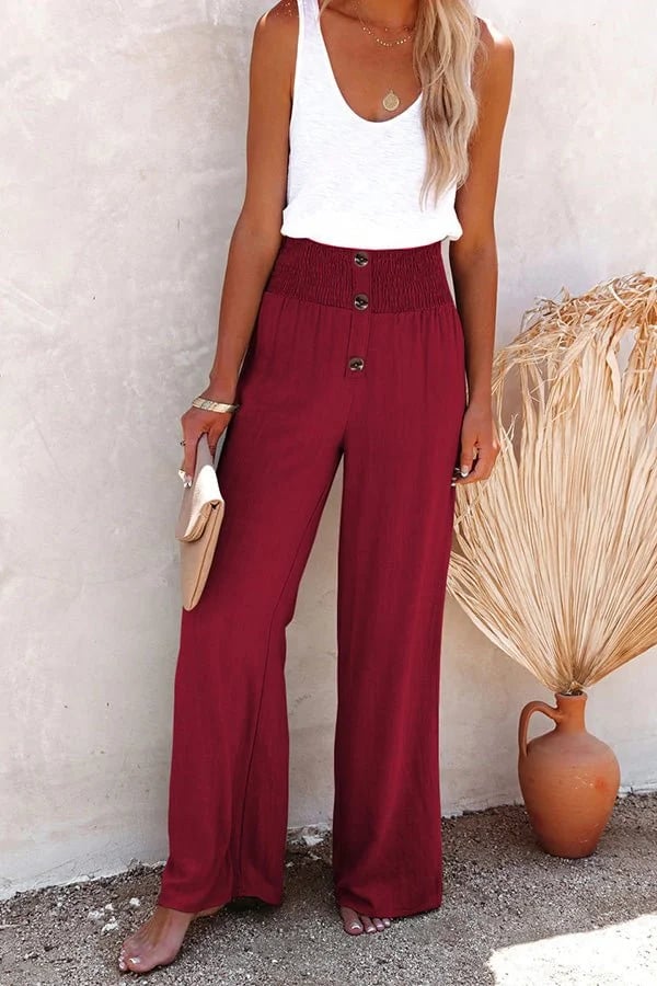 Rebecca - Hochtaillierte Lockere Hose - Ansicht 6