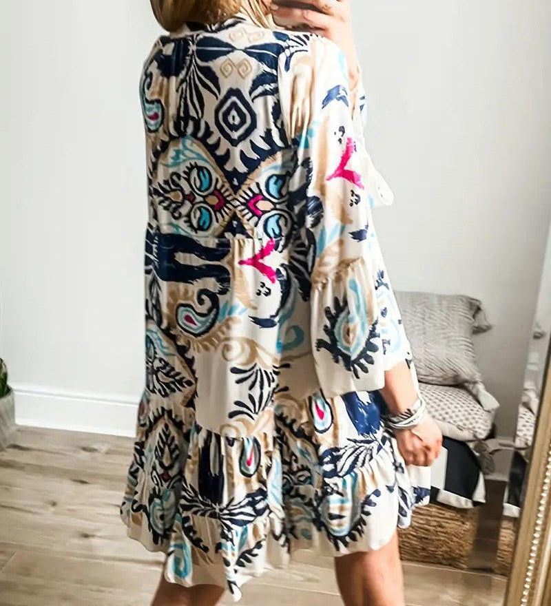 Veronique - Bohemian Tunika Kleid - Ansicht 2
