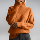 Laura | Luxuriöser Kaschmirpullover mit Stehkragen - Ansicht 6
