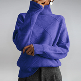 Laura | Luxuriöser Kaschmirpullover mit Stehkragen - Ansicht 8