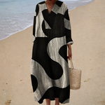 Flatterndes Bedrucktes Sommerkleid von Stefanie Berlin