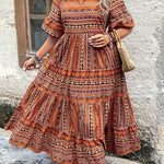 Janina - Fließendes Ethno-Kleid - Ansicht 6