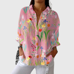 Leichte und farbenfrohe bedruckte Bluse von Stefanie Berlin