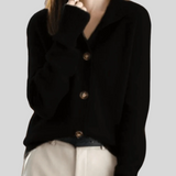 Claire | Kaschmir Cardigan im Retro-Stil - Ansicht 5