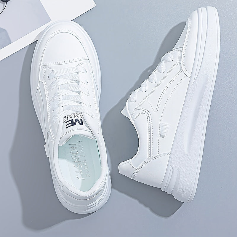 Schicke weiße Sneakers mit leichtem Komfort - Ansicht 2
