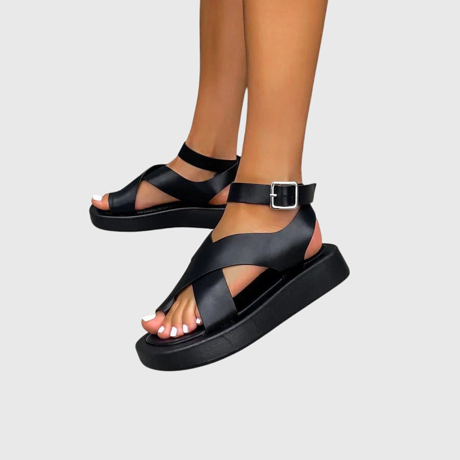 Britta - Dicke Plattformsandalen - Ansicht 3